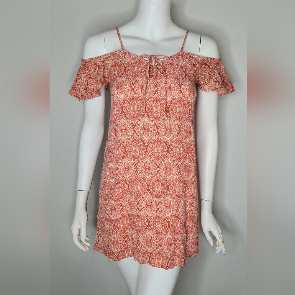 Maurices Coral Patterned Top